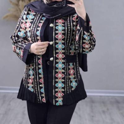 مانتو سوزن دوزی لنین مدل کتی