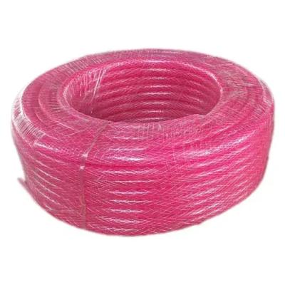 شلنگ آب نخ دار سایز 1/2 شفاف دو لایه