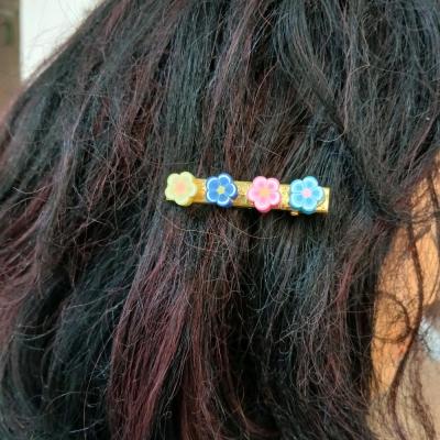 گیره موی شکوفه ای