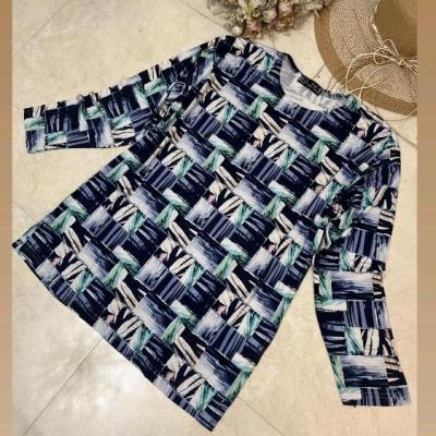 بلوززنانه نخی خارجی آستین بلند