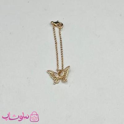 آویز ساعت زنانه وای اس ایکس طرح پروانه کد 899