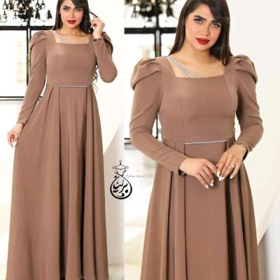 پیراهن شب زنانه کرپ مدل لباس مجلسی پوشیده پیراهن مجلسی زنانه ماکسی پوشیده شیک