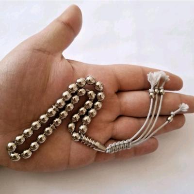 تسبیح نقره ای نمره هشت