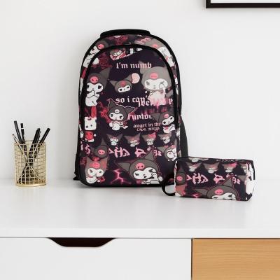 ست کوله پشتی و جامدادی دخترانه کرومی