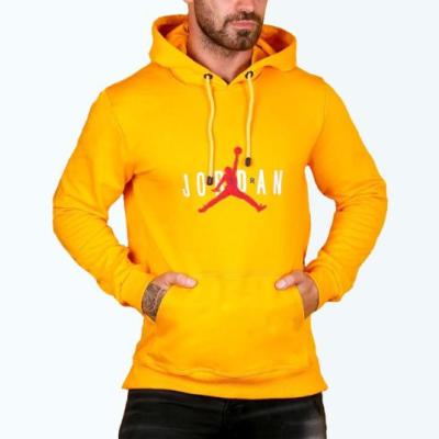 هودی توکرکی سه نخ مردانه JORDAN خردلی