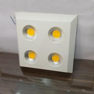 چراغ سقفی 4 شعله روکار مربعی طوبی 32W – نور آفتابی، بدون گارانتی