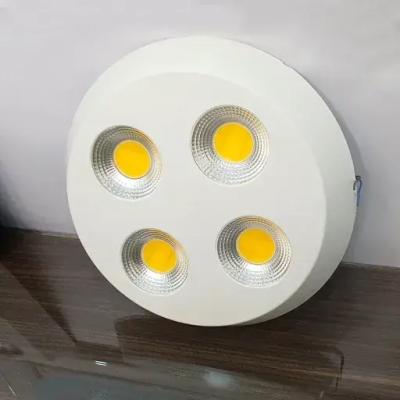 چراغ سقفی 4 شعله روکار گرد طوبی 32W – نور آفتابی، بدون گارانتی