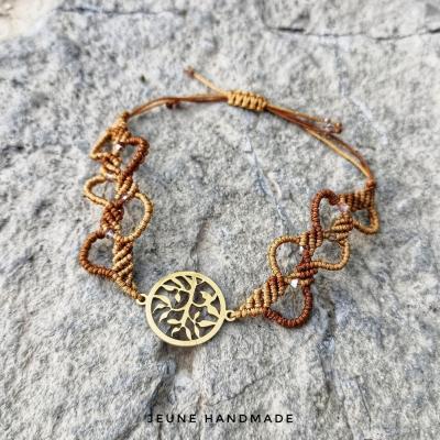 دستبند درخت زندگی استیل