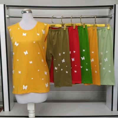 ست تیشرت و شلوارک پروانه