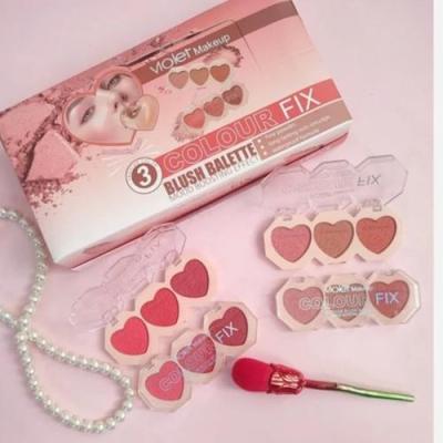 رژ گونه قلبی سه تایی