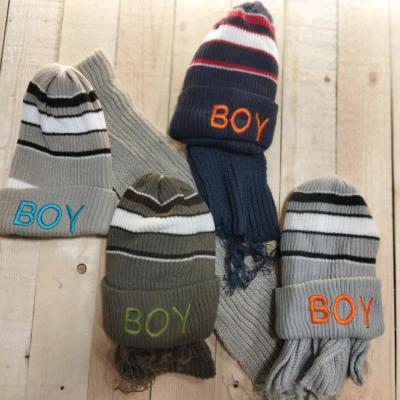 کلاه و شالگردن پسرانه kl6t