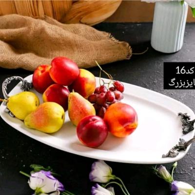 دیس پلو خوری سایز بزرگ ،دیس دسته و پایه پیوتر