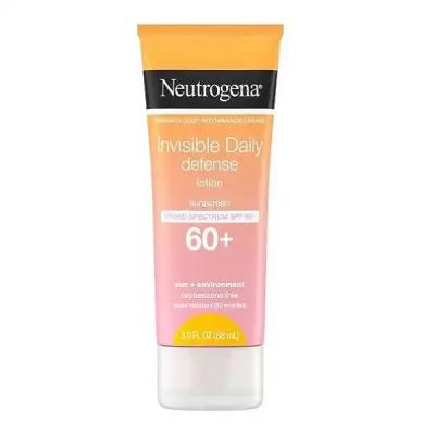کرم ضد آفتاب SPF60 نوتروژینا مدل nvisible Daily Defense Non حجم 88 میلی لیتر