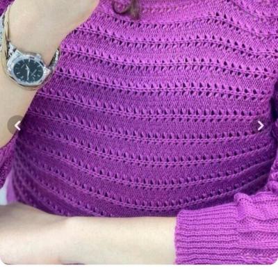 کراپ بافت فندقی بنفش