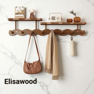 جالباسی 8قلاب چوبی شلف دار ارسال رایگان