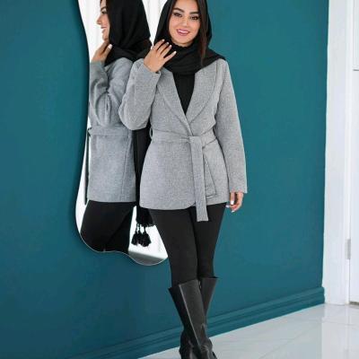 پالتو فوتر یقه آرشال نیلفام