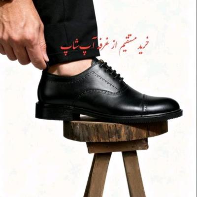کفش مردانه اسپرت مجلسی اداری اسپرت رویه چرم بیاله شاهان قالب استاندارد