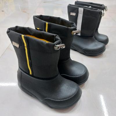 چکمه پلاستیکی بچگانه داخل خزدار.چکمه بچگانه.بوت بچگانه.چکمه پسرانه