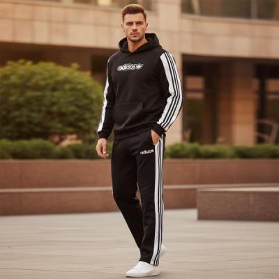 ست هودی و شلوار مردانه آدیداس Adidas سفید | جنس اسپان