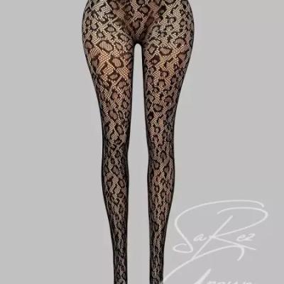 جورابشلواری طرح پلنگی 8316