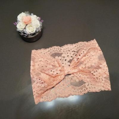 هدبند اسکارفی زیبای گل ریز