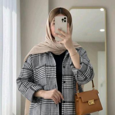 مانتو اسپرت زنانه پشمی مدل چهارخونه