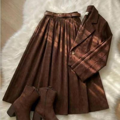 کت دامن مخمل کبریتی لاله ارسال زمان بر