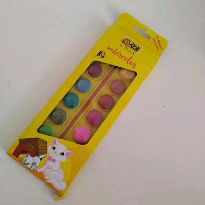 آبرنگ اعلا شانزده رنگ اطلس(مناسب برای جوایز مدرسه)