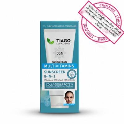 ضد آفتاب فیزیکی (مینرال) تیاگو spf50 محافظت درمانی و تخصصی پوست