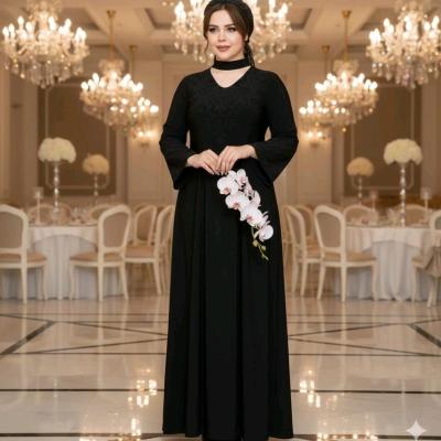 پیراهن سایز بزرگ ریون ترک مدل دلناز