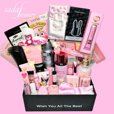 پک آرایشی صورتی مشکی کد012