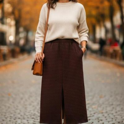 دامن فوتر چاکدار