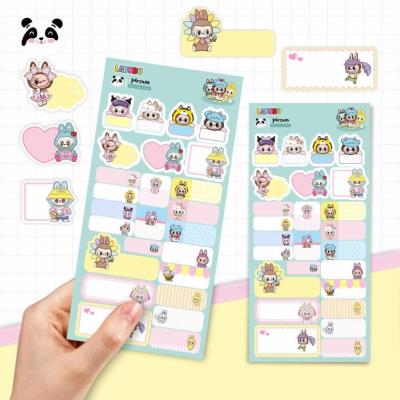 برچسب اسم فانتزی طرح لبوبو