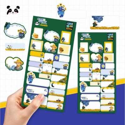 برچسب اسم فانتزی طرح ونگوک