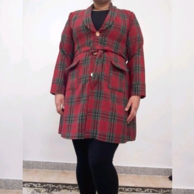 پالتو زنانه چهارخونه