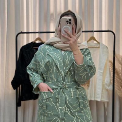 مانتو مجلسی ابریشم مدل مانتو مجلسی ژاکارد ابریشم ترک