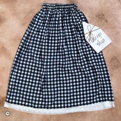 دامن چهار خونه حاشیه دار