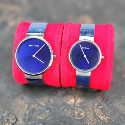 ساعت ست بیرینگ بند سرمه ای