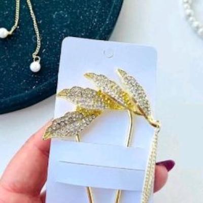 کانزانشی خوشه گندم نگینی آویز دار