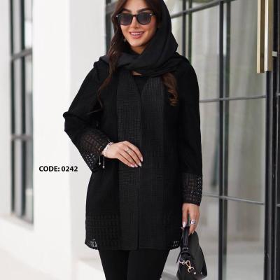 مانتو مجلسی مزونی گیپور دار-154244