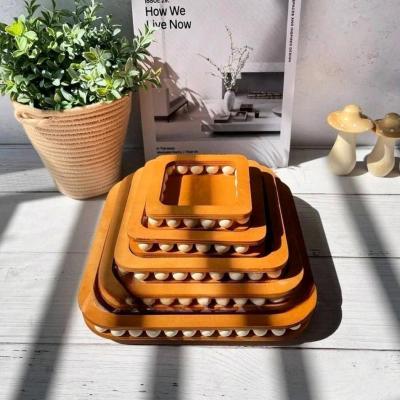 رایزر پنج تکه پایه چوبی مهره