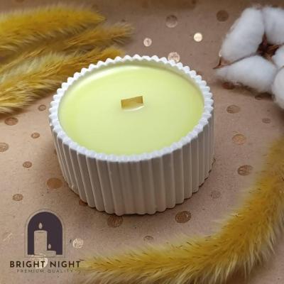 شمع ساده با رنگ های پاستلی