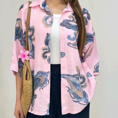 شومیز مانتویی ایتالیایی صوفیا درختی-154393