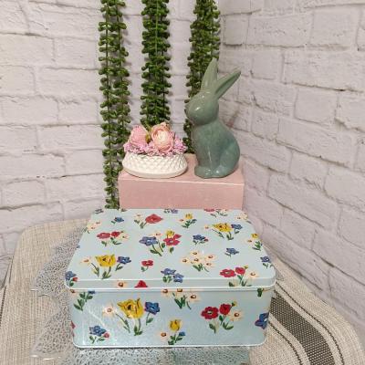 جعبه فلزی گلدار