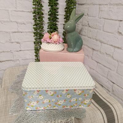 جعبه فلزی گلدار