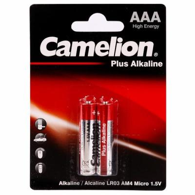 باتری دوتایی نیم قلمی Camelion Plus Alkaline AAA اورجینال