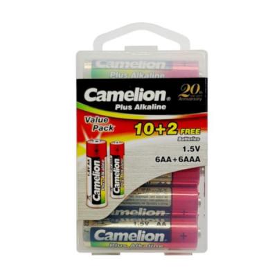 باتری قلمی و نیم قلمی کملیون بسته 12 عددی اورجینال