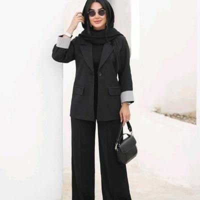 کت شلوار مشکی زنانه