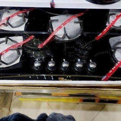 اجاق گاز صفحه ای پنج شعله شیشه ای Tecnoهشت میل