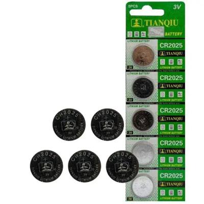 باتری سکه ای 2025 تیان کیو بسته 5 عددی